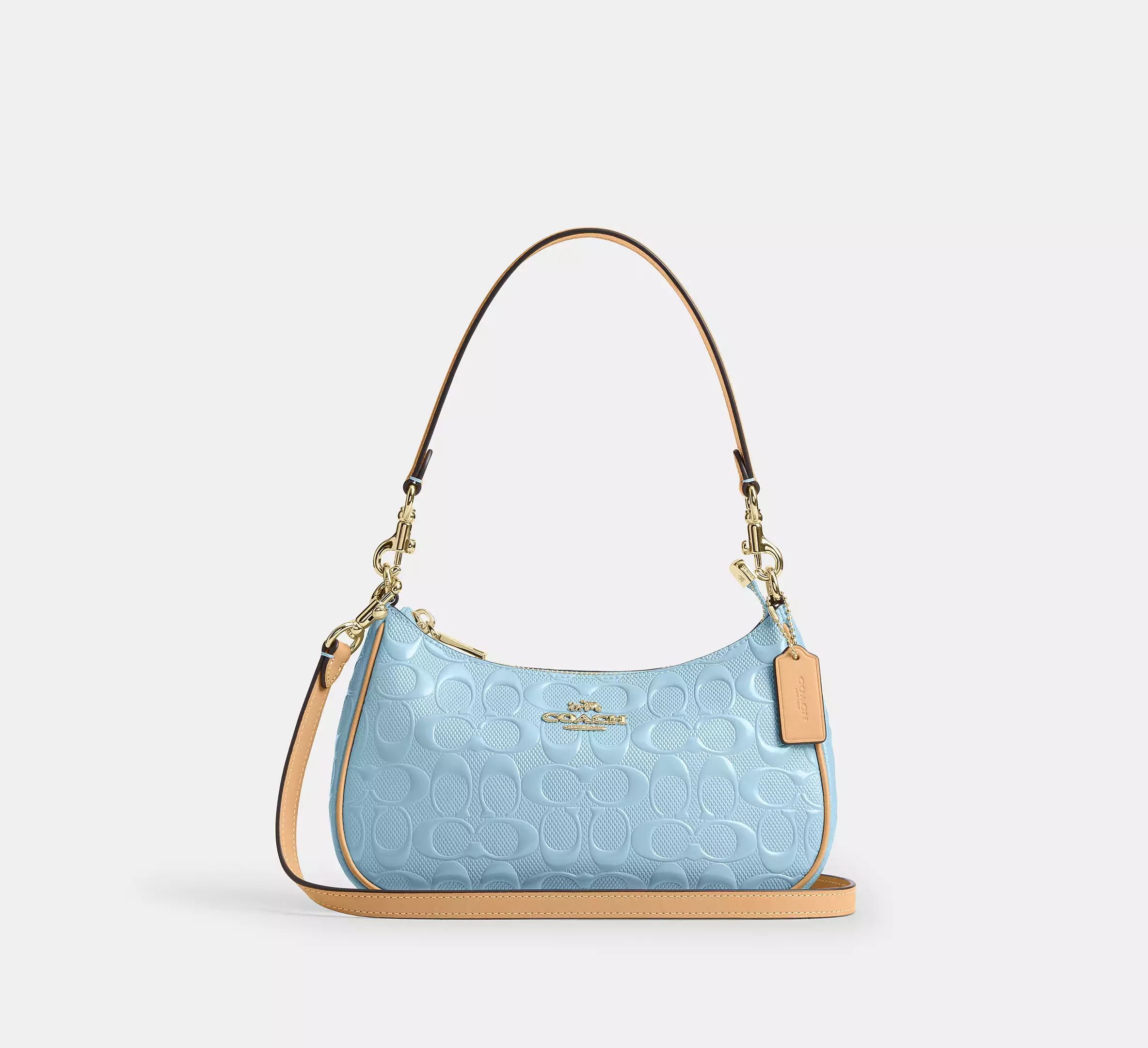 Teri Shoulder Bag In Signature Leather