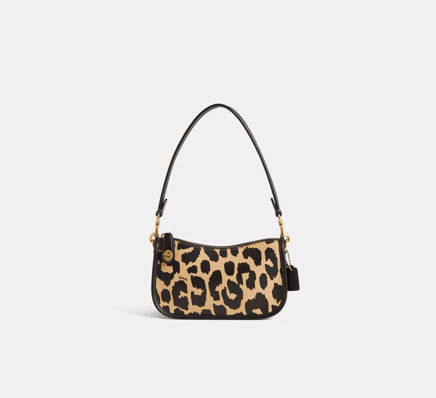 Restored Swinger Bag 20 With Leopard Print