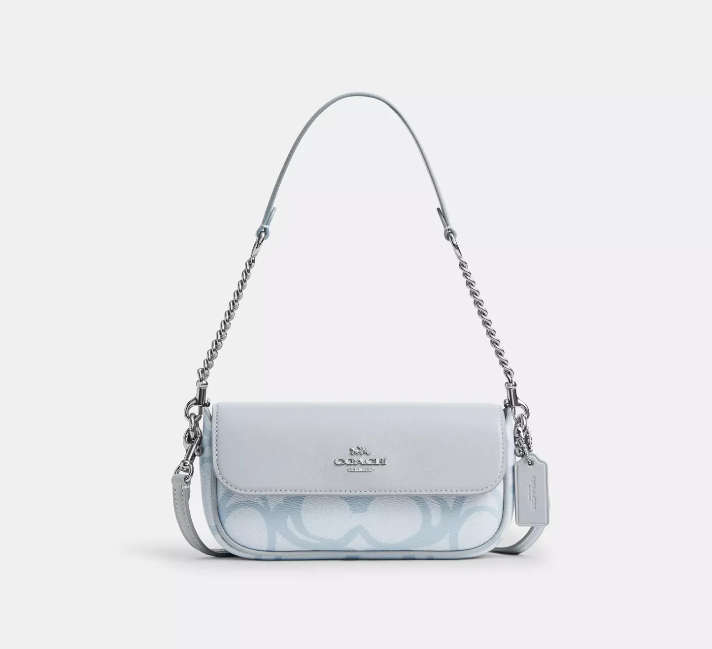 Hailey Flap Bag In Sketch Signature Canvas