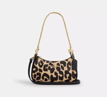 Teri Mini Crossbody Bag With Leopard Print