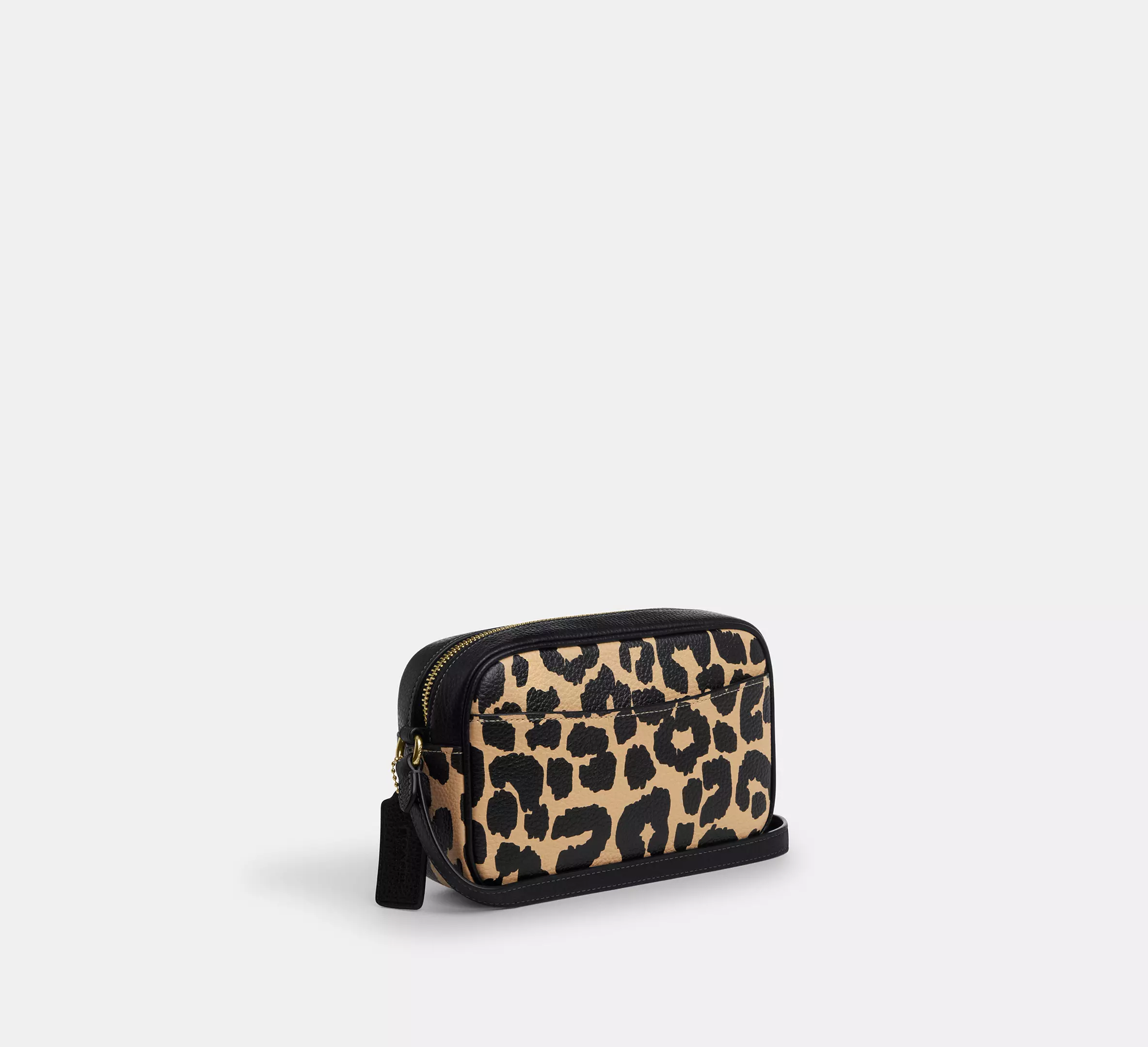 Mini Jamie Camera Bag With Leopard Print