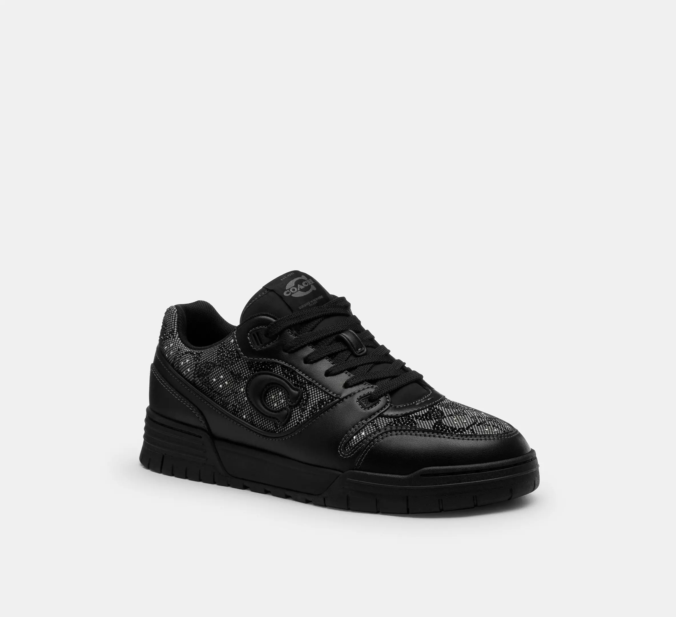 Soho Sneaker In Crystal Signature Jacquard