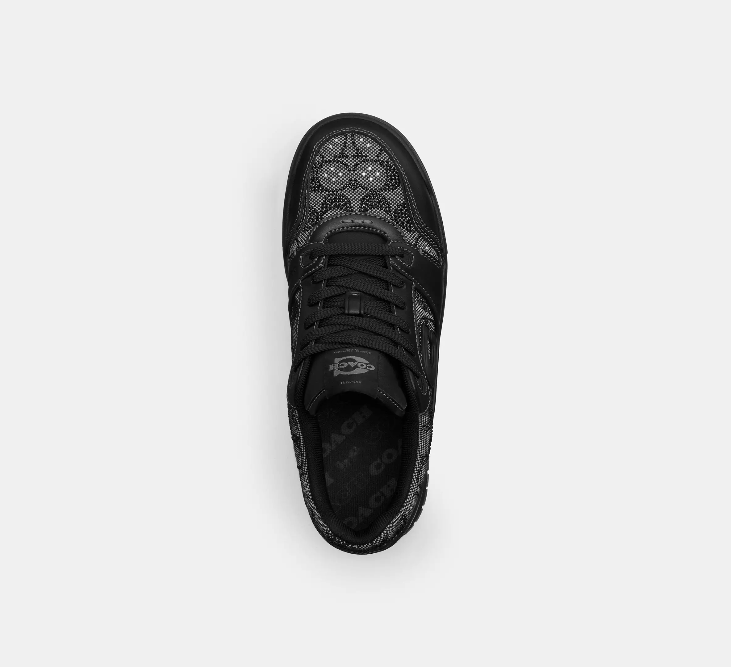 Soho Sneaker In Crystal Signature Jacquard