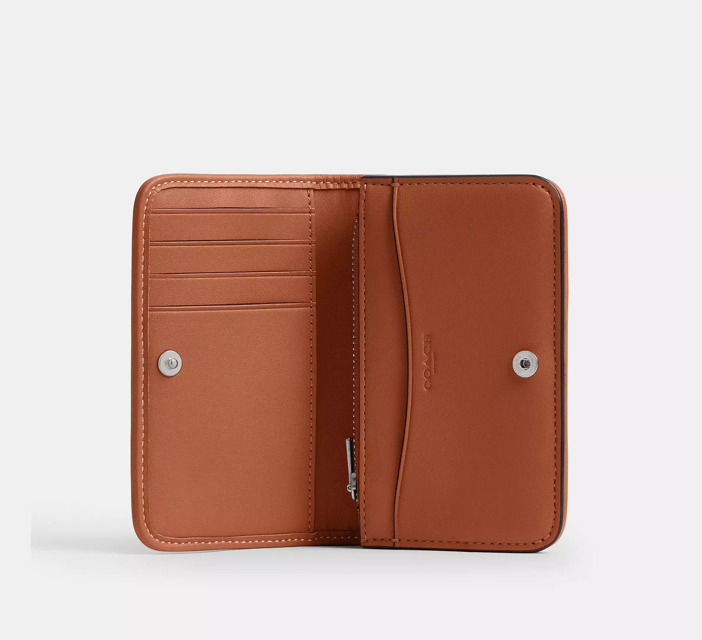 Essential Slim Card Case In Crystal Signature Jacquard