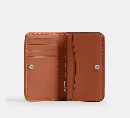 Essential Slim Card Case In Crystal Signature Jacquard