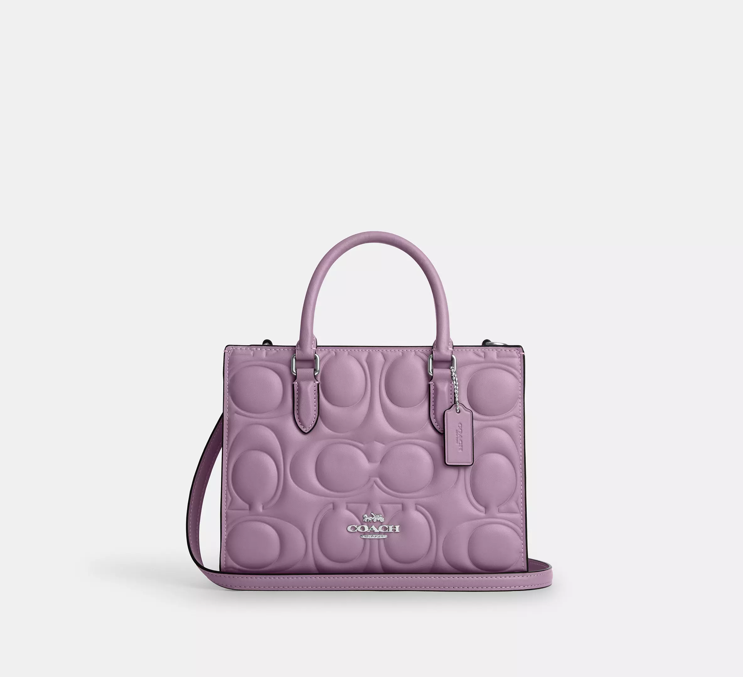 Maggie Small Tote Bag In Signature Leather