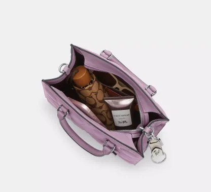 Maggie Small Tote Bag In Signature Leather