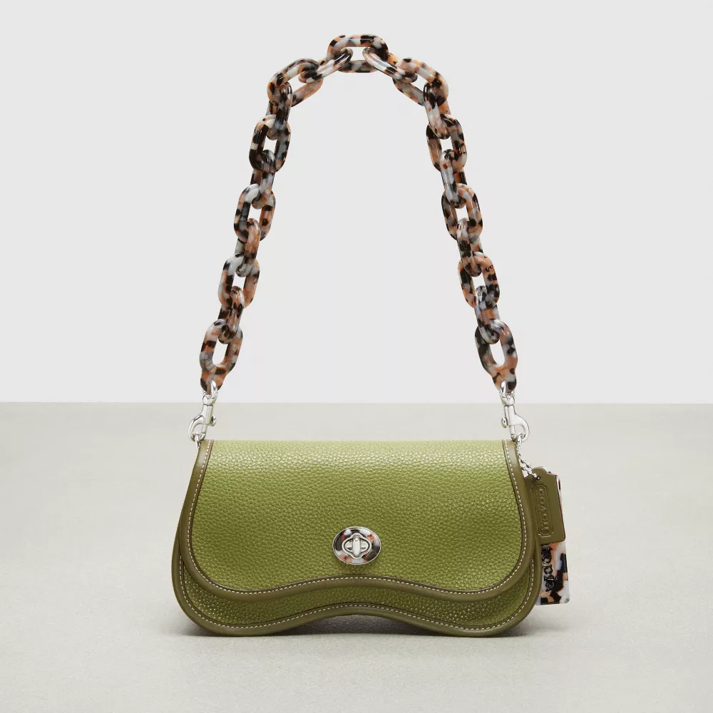 Wavy Dinky Bag With Crossbody Strap