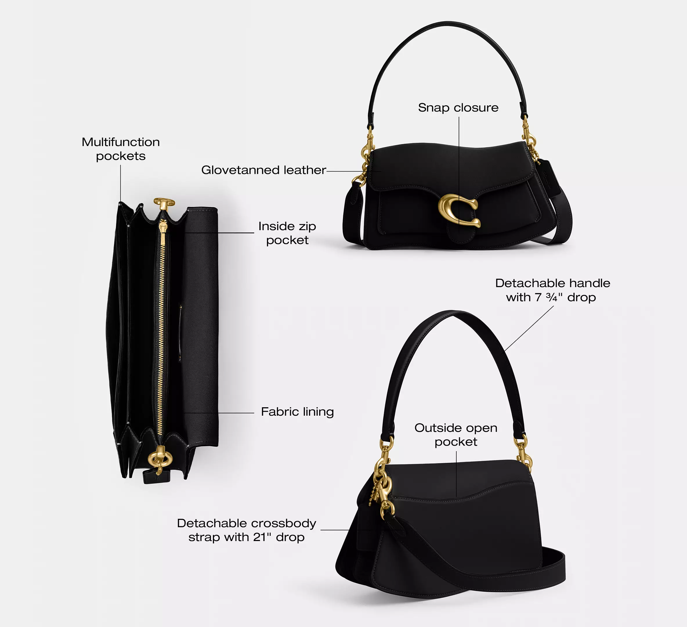 Twisted Tabby Shoulder Bag