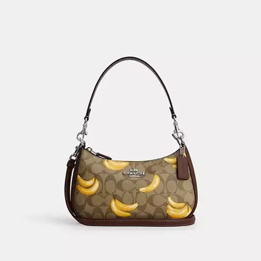 Shoulder Bag With Banana Print