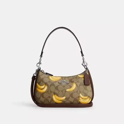 Shoulder Bag With Banana Print