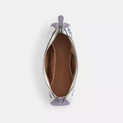 Shoulder Bag With Blueberry Print