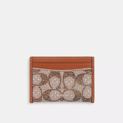 Essential Card Case In Crystal Signature Jacquard