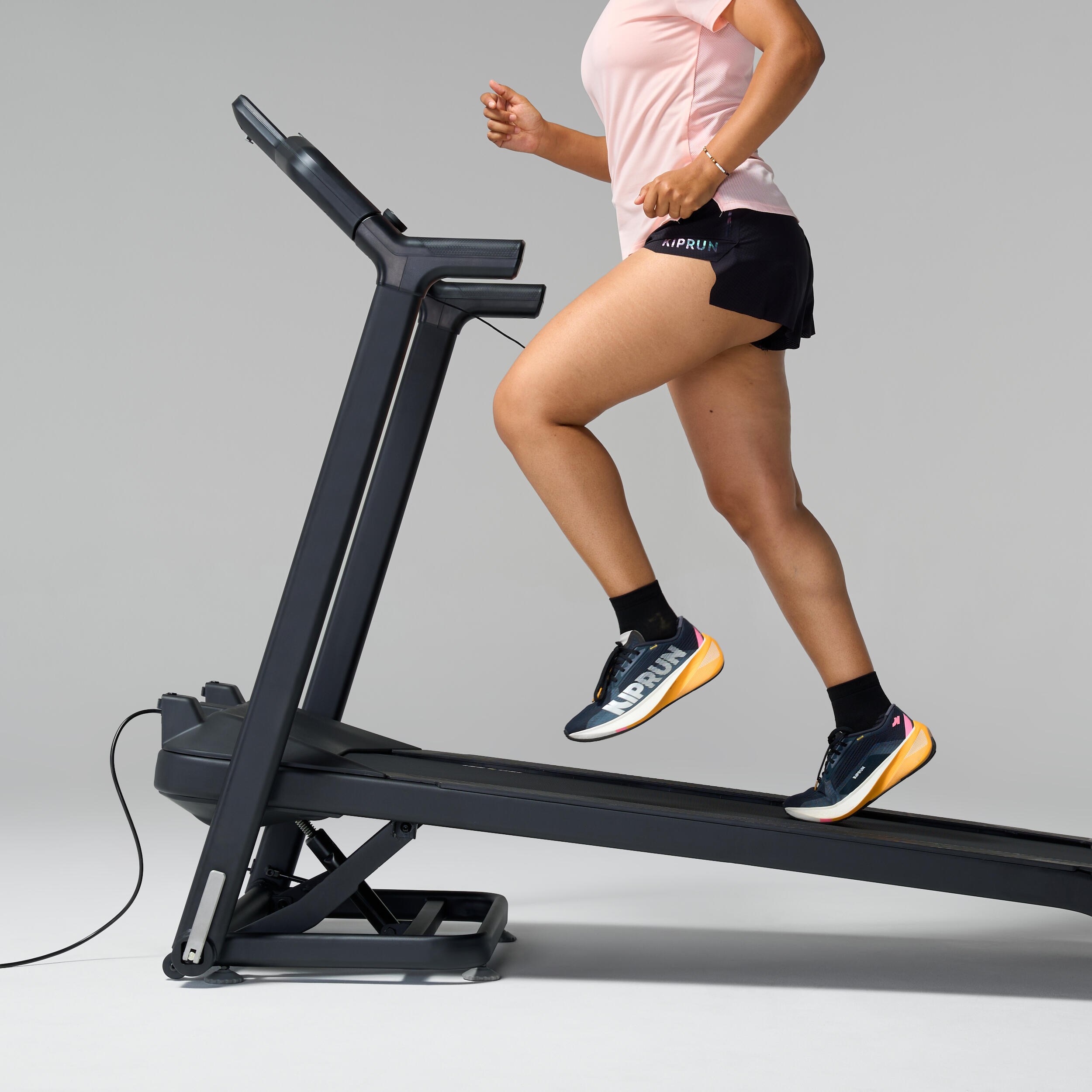 DOMYOS Tapis de course pliable RUN500, 16 km/h, avec garantie Decathlon