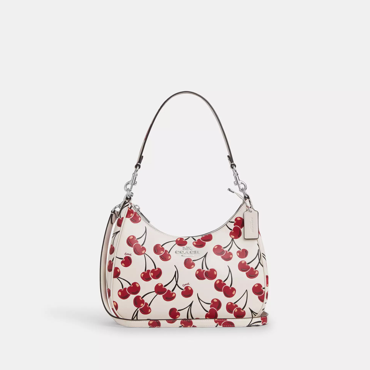 Teri Hobo Bag With Cherry Print