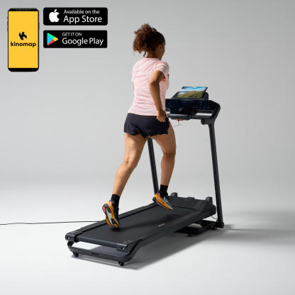 DOMYOS Tapis de course pliable RUN500, 16 km/h, avec garantie Decathlon