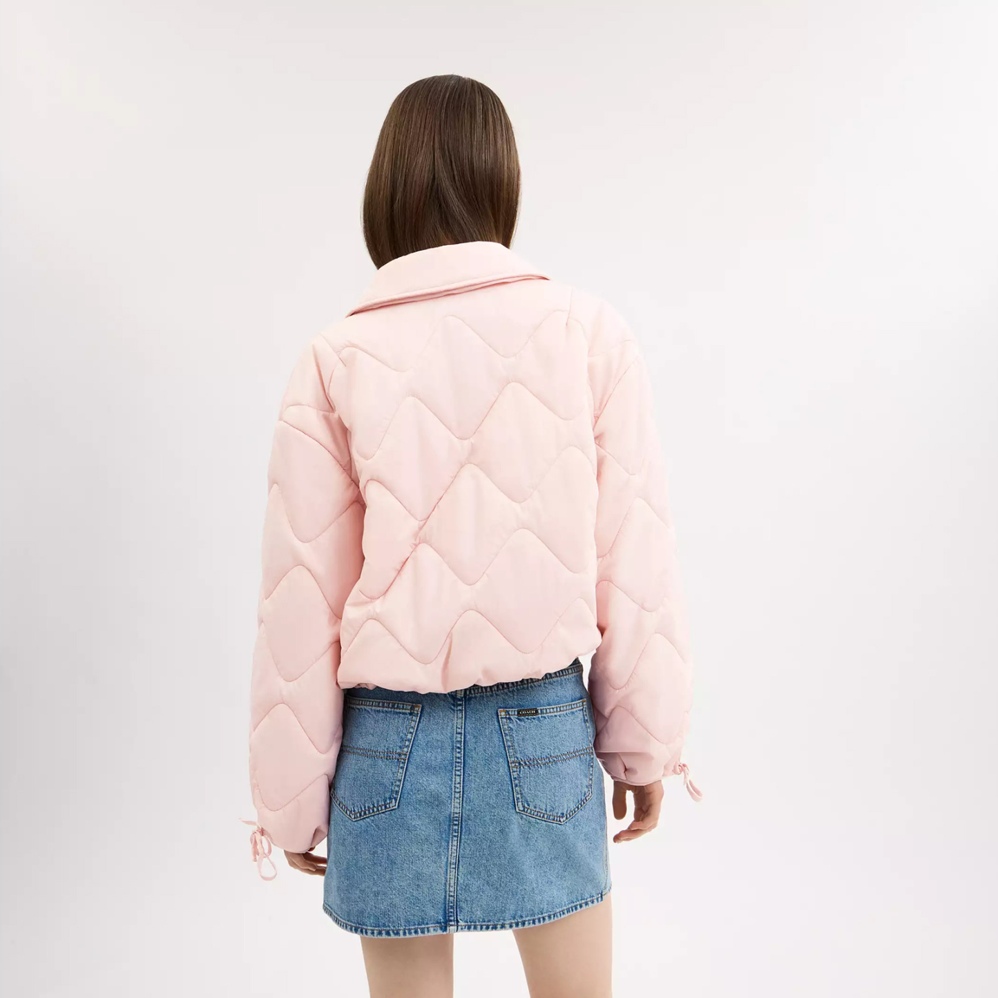Quilted Blouson Jacket In Recycled Nylon