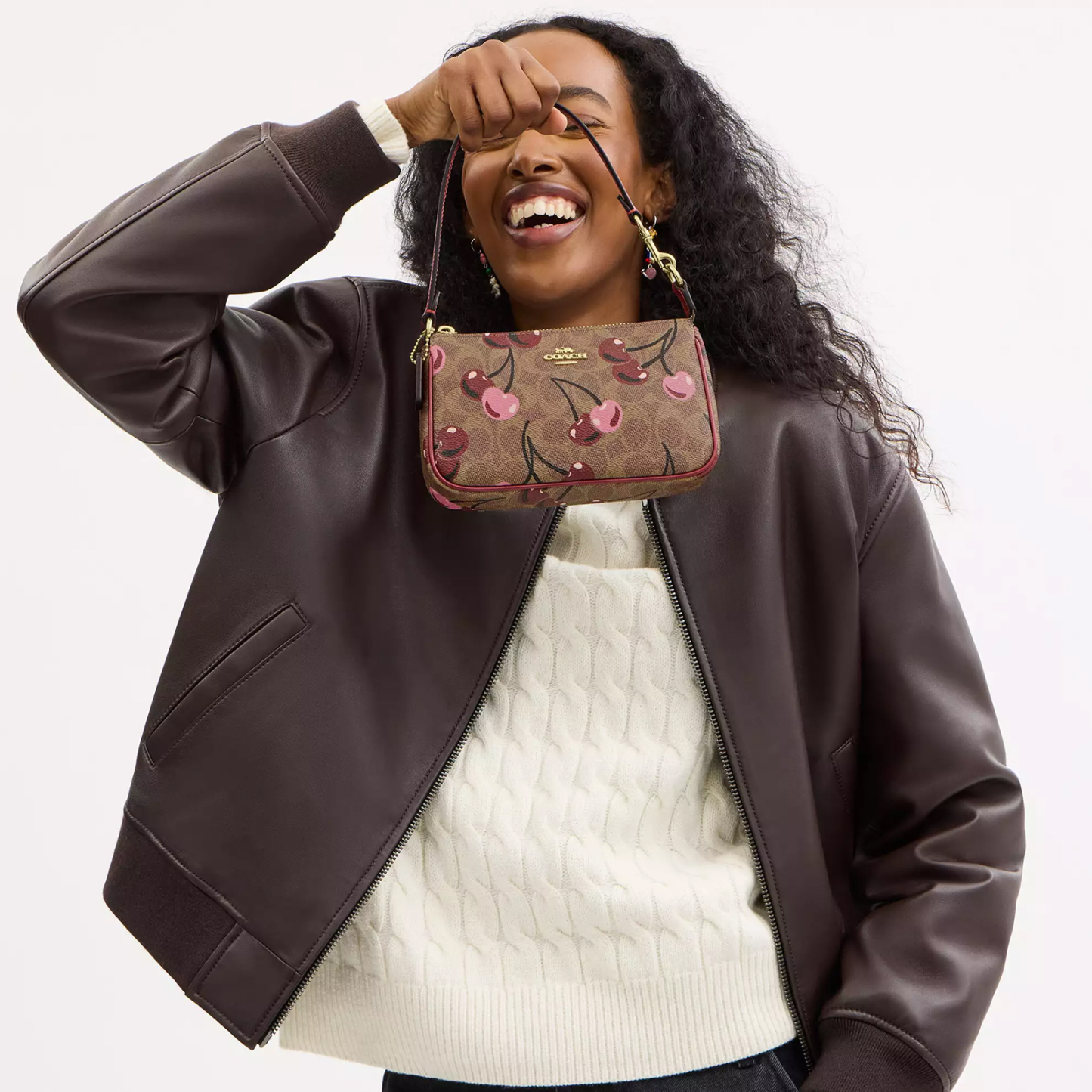 Nolita 19 In Signature Canvas With Cherry Print