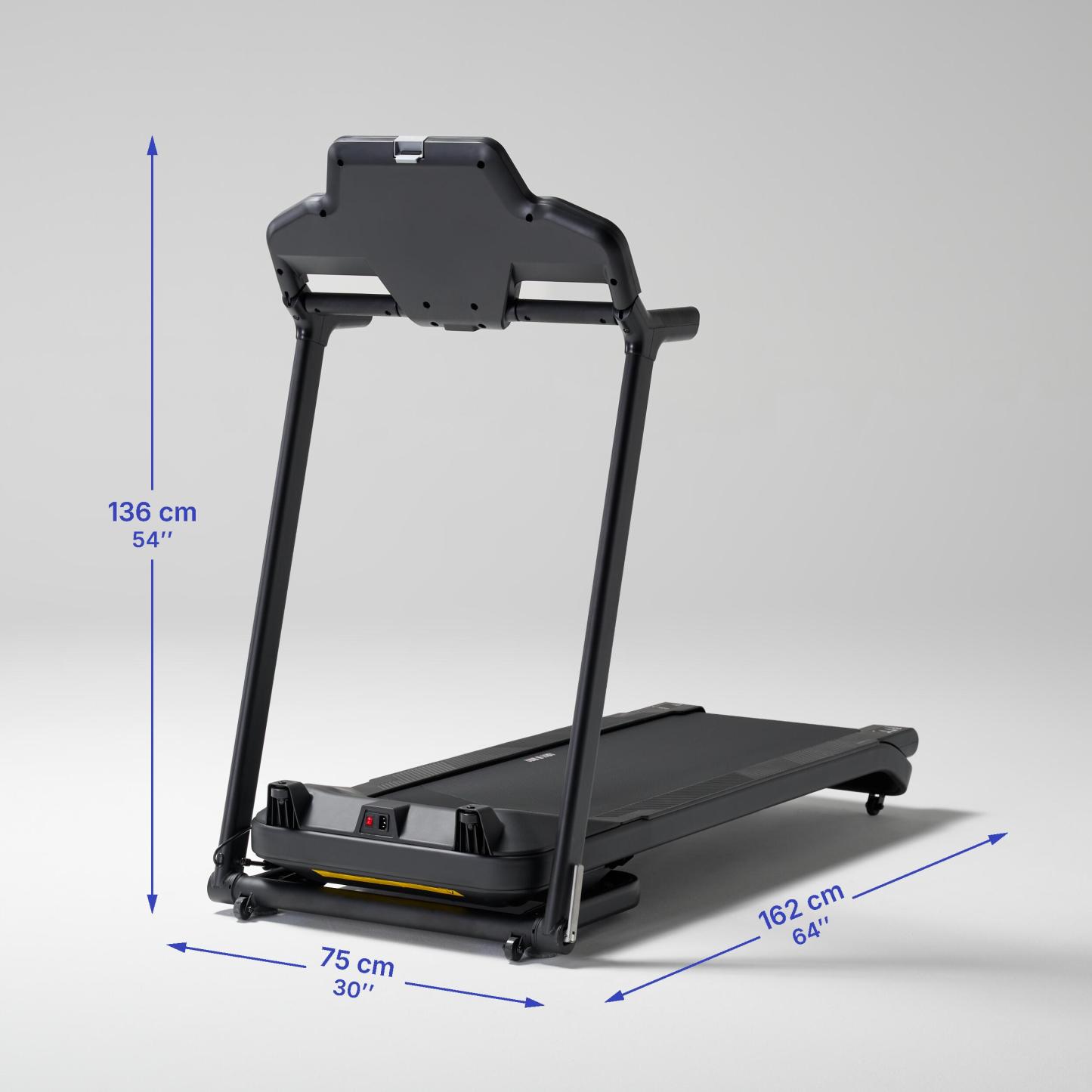 DOMYOS Tapis de course pliable RUN500, 16 km/h, avec garantie Decathlon