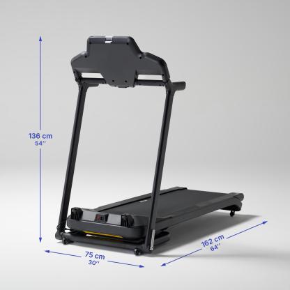 DOMYOS Tapis de course pliable RUN500, 16 km/h, avec garantie Decathlon