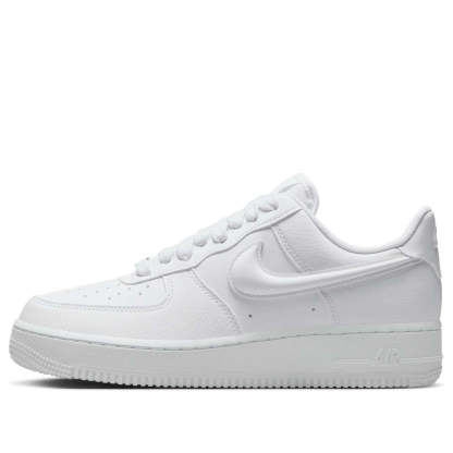 (WMNS) Nike Air Force 1 Low '07 Next Nature 'Triple White Bulbous Swoosh' HF2014-100