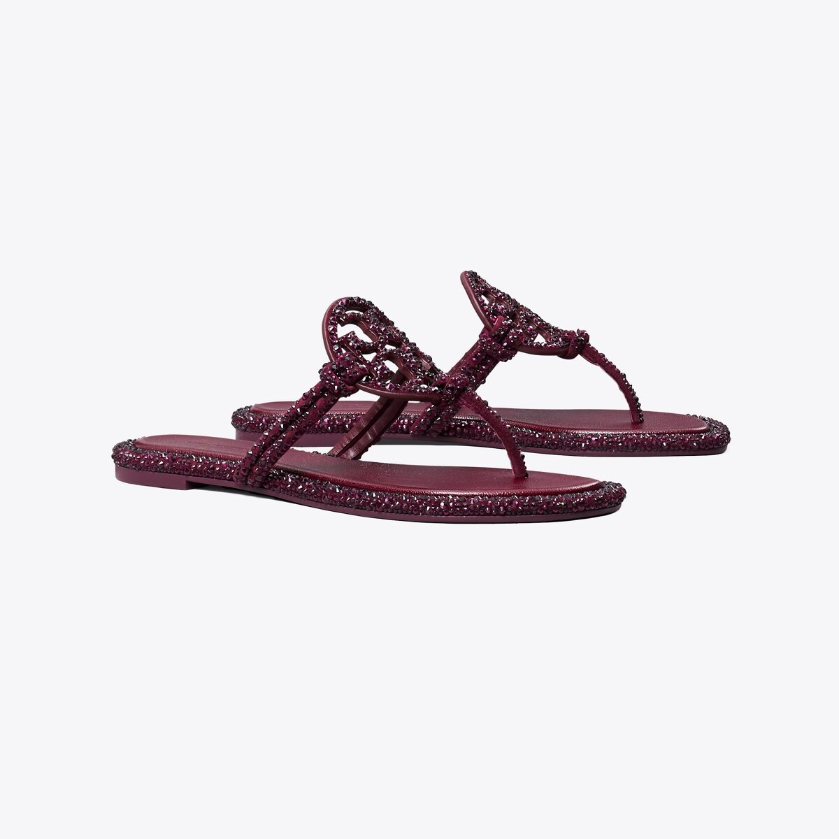 MILLER CRYSTAL KNOTTED SANDAL