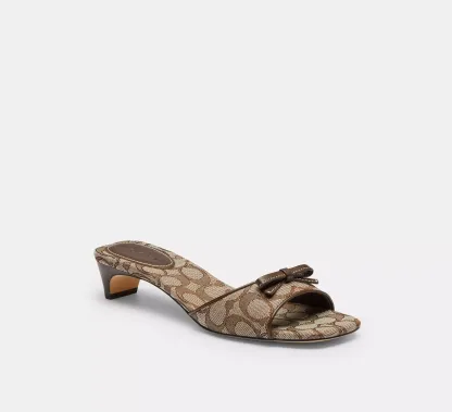 Bow Kitten Heel Sandal