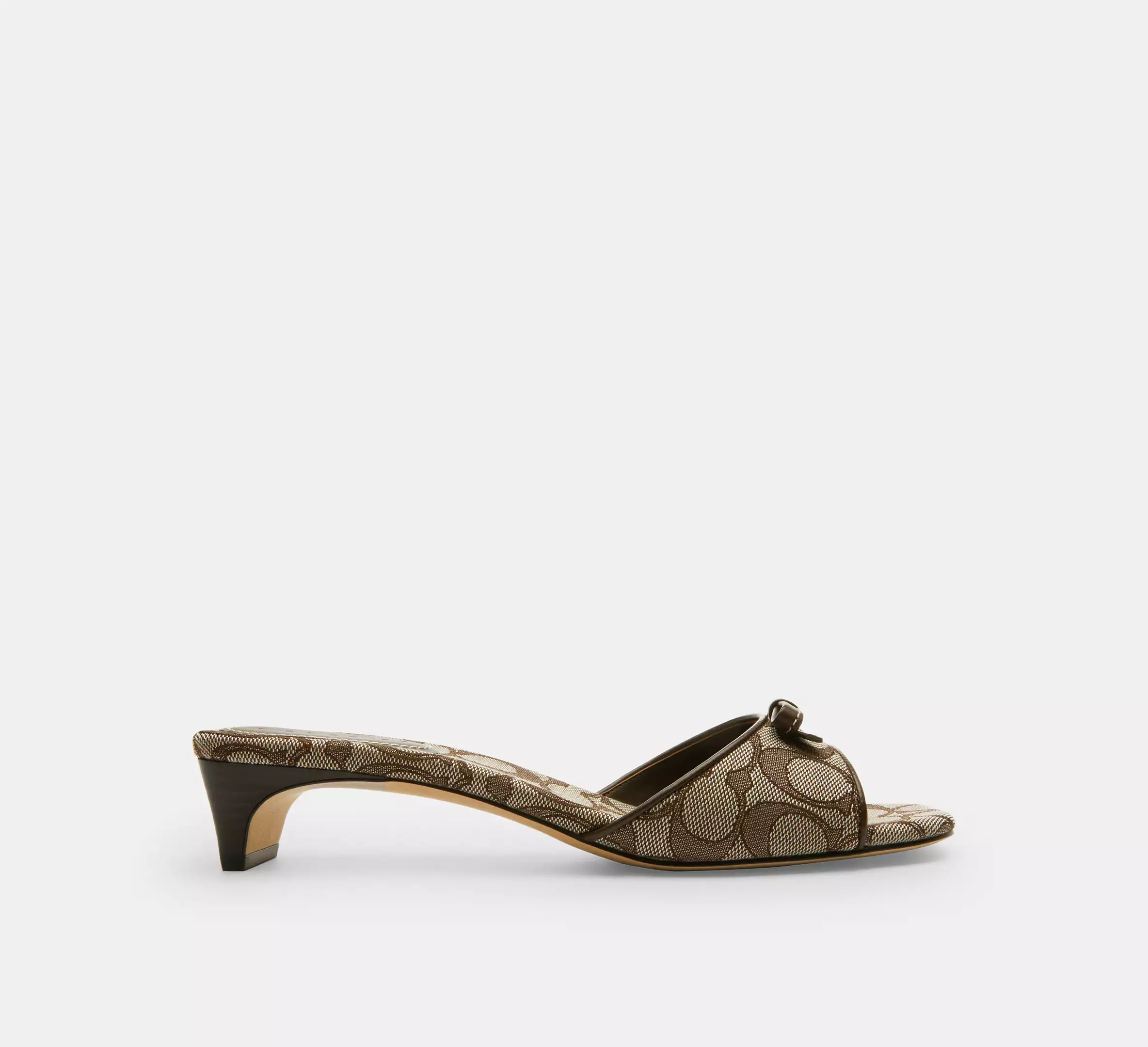 Bow Kitten Heel Sandal