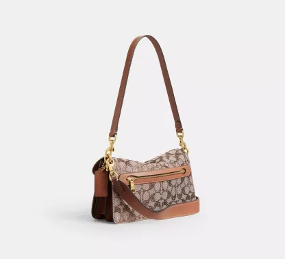 Sac bandoulière Tabby 26 en jacquard signature cristal