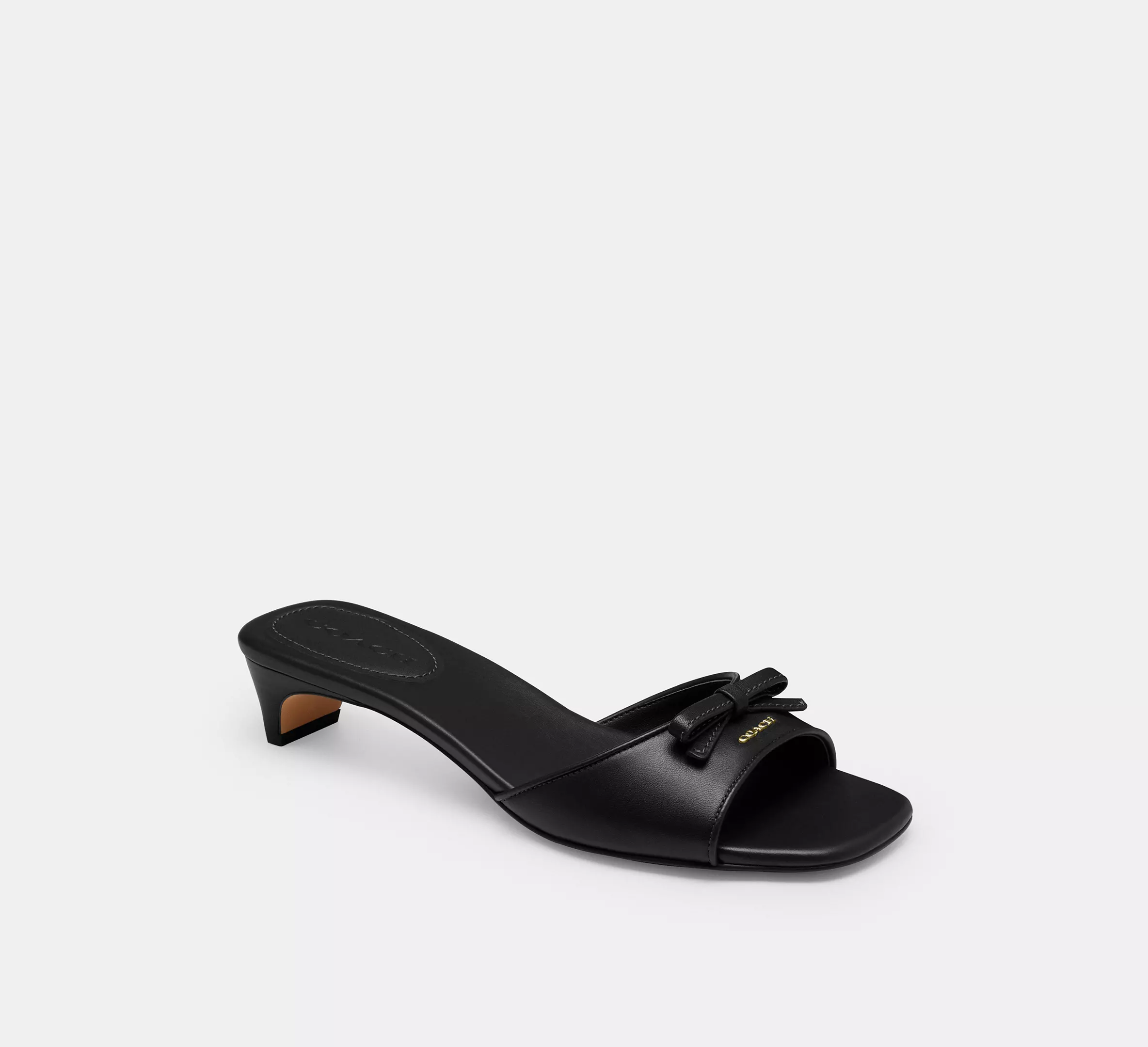 Bow Kitten Heel Sandal