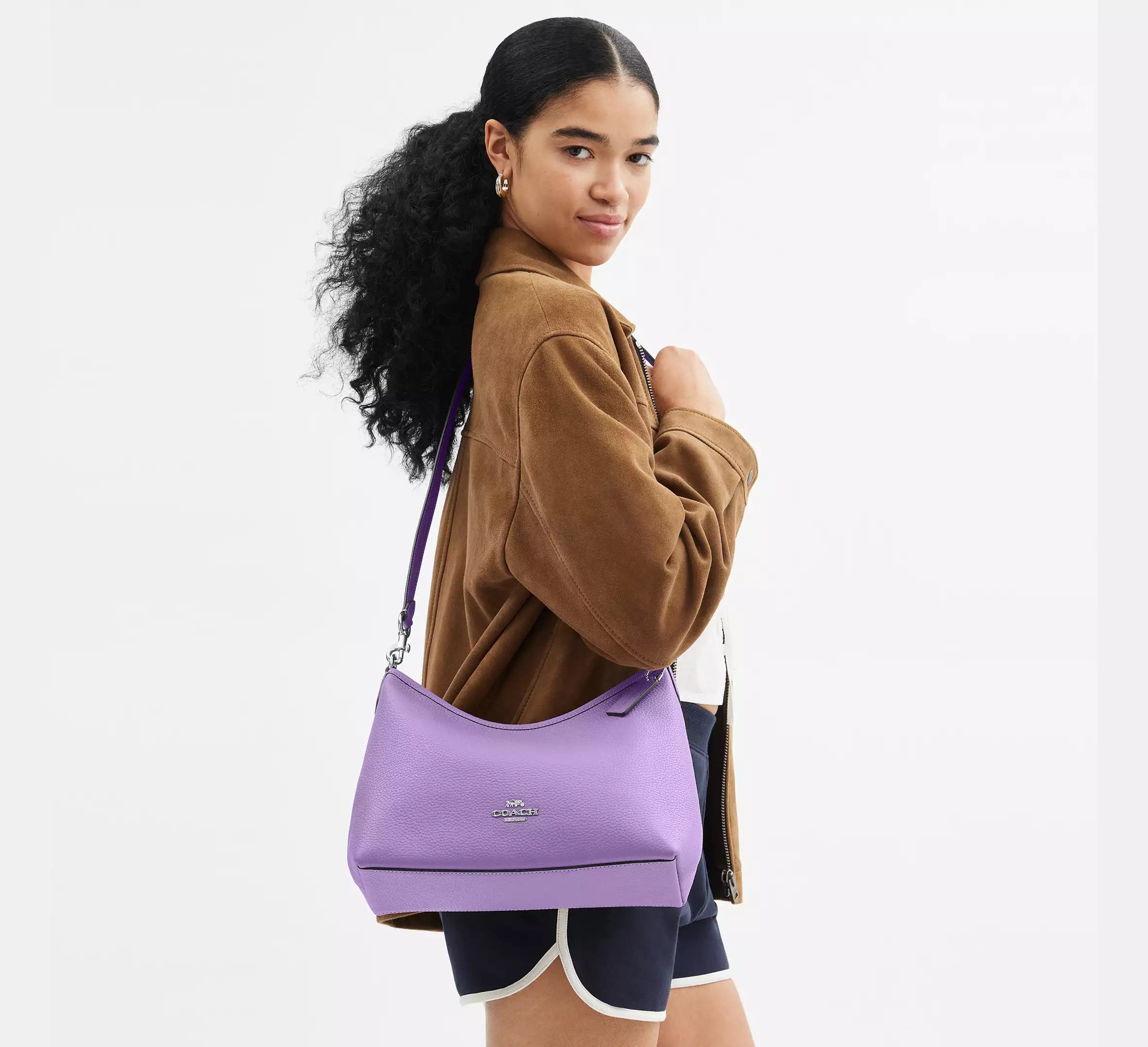 Laurel Shoulder Bag Silver/Iris