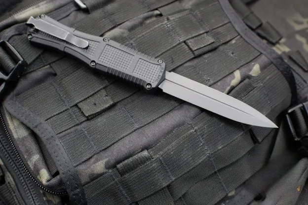 ⚡Last Day 70% OFF🔥Benchmade 3370GY Claymore OTF Automatic knife ✈️Buy 2 Get Free Shipping