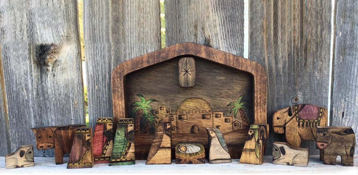 Wooden Nativity Puzzle