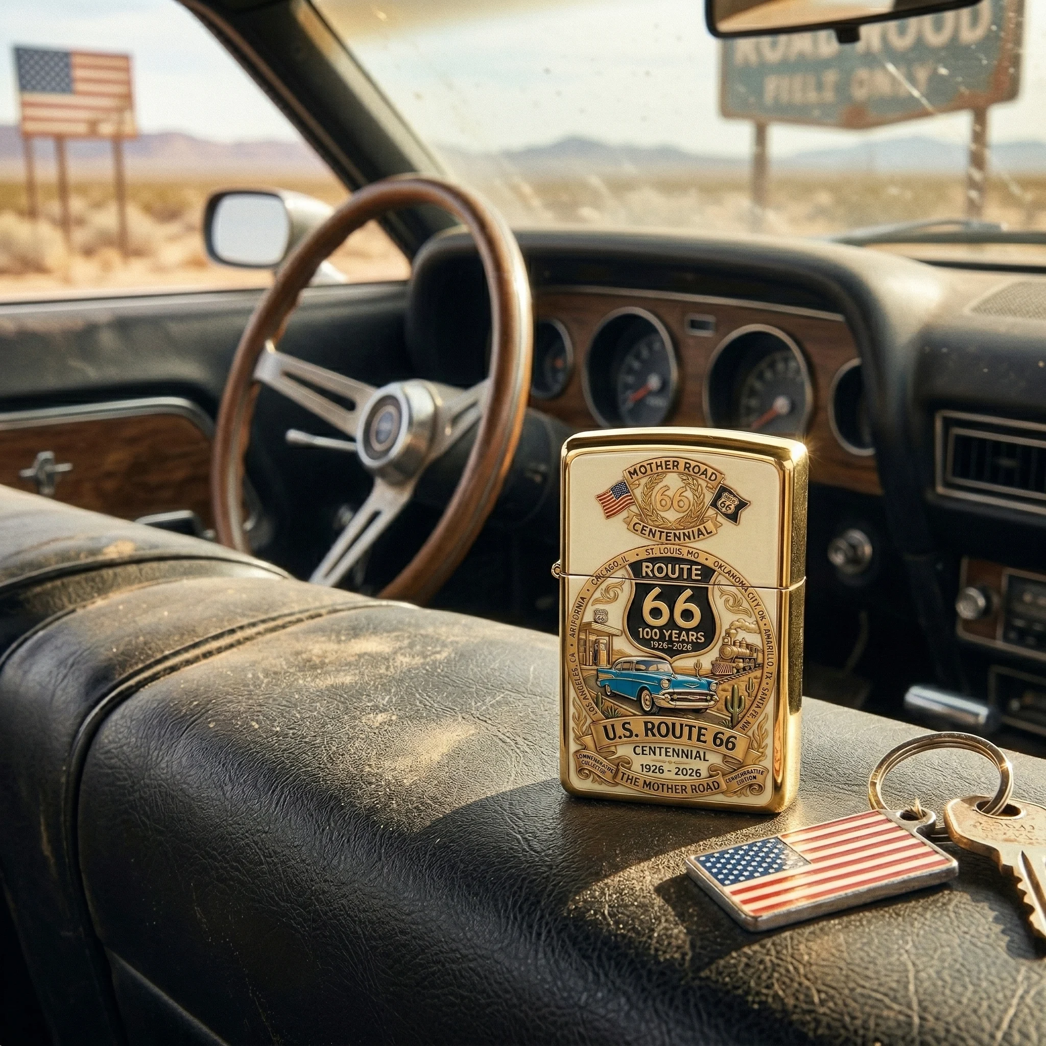 🚗Last Day Promo: 49% OFF 🎖️ U.S. Route 66 Centennial Limited Edition Lighter - ✈️Buy 2 Free Shipping Today!