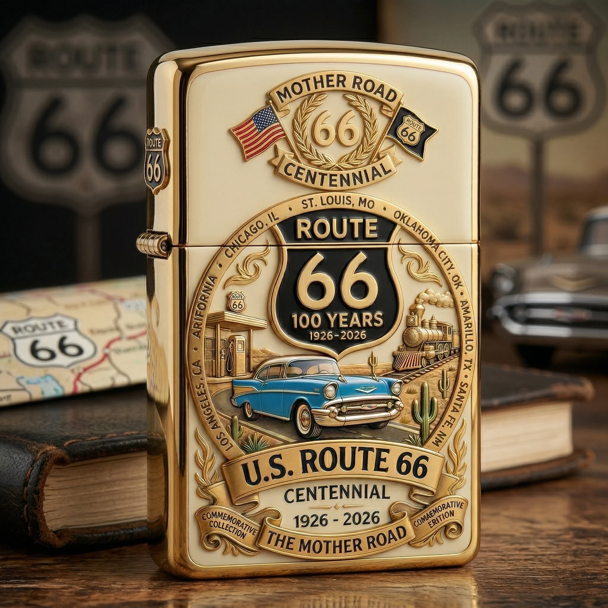 🚗Last Day Promo: 49% OFF 🎖️ U.S. Route 66 Centennial Limited Edition Lighter - ✈️Buy 2 Free Shipping Today!