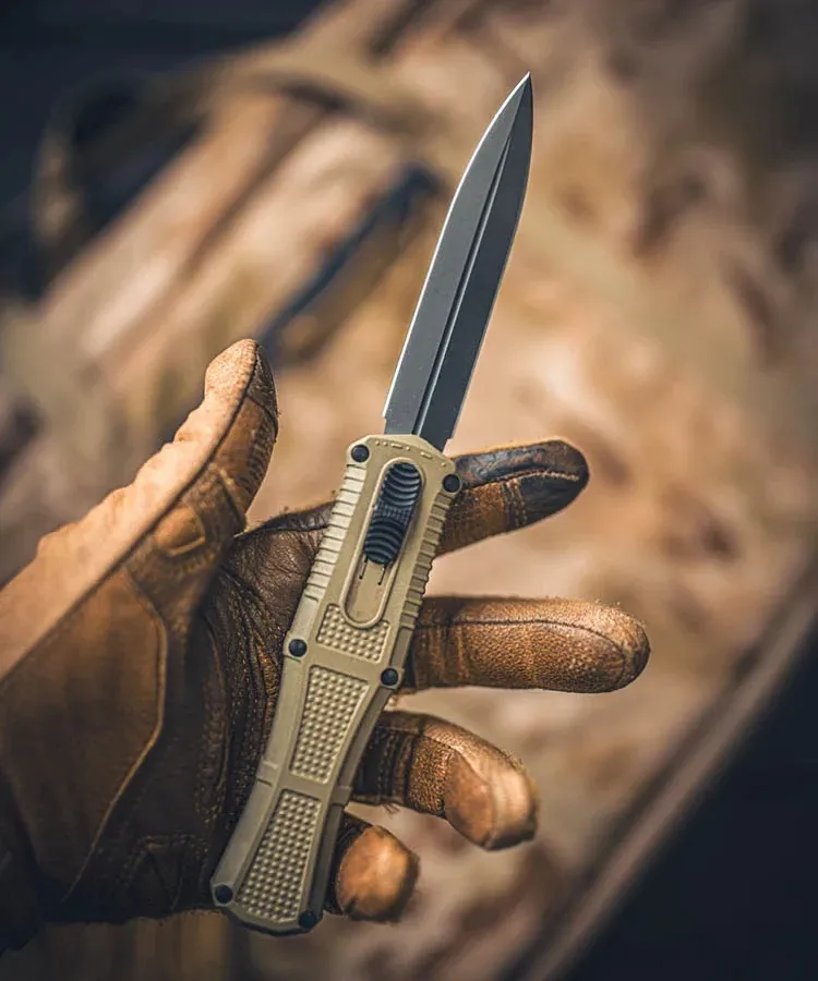 ⚡Last Day 70% OFF🔥Benchmade 3370GY Claymore OTF Automatic knife ✈️Buy 2 Get Free Shipping