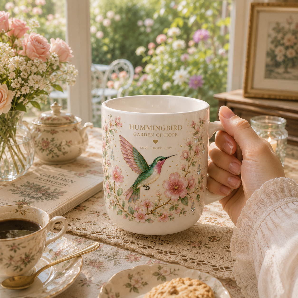 🌸Limited Edition 2026 Hummingbird Morning Bliss Mug☕
