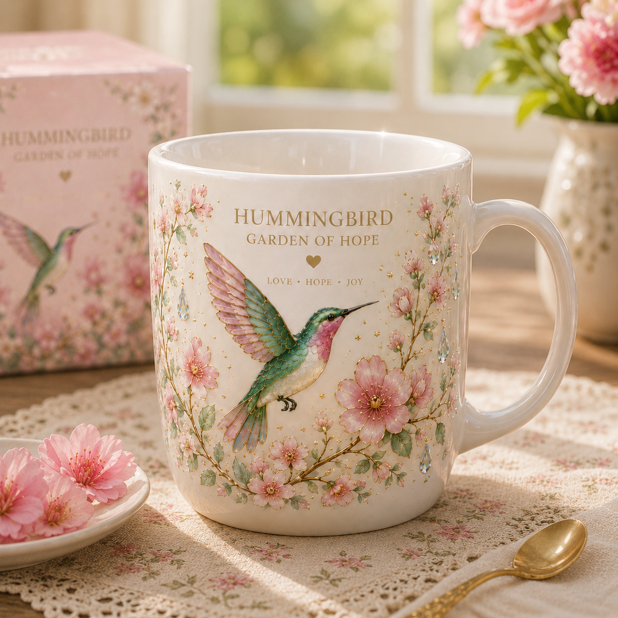🌸Limited Edition 2026 Hummingbird Morning Bliss Mug☕