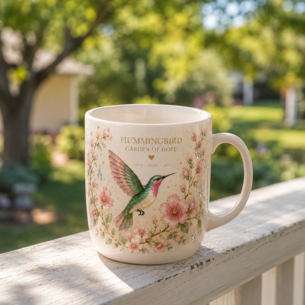 🌸Limited Edition 2026 Hummingbird Morning Bliss Mug☕