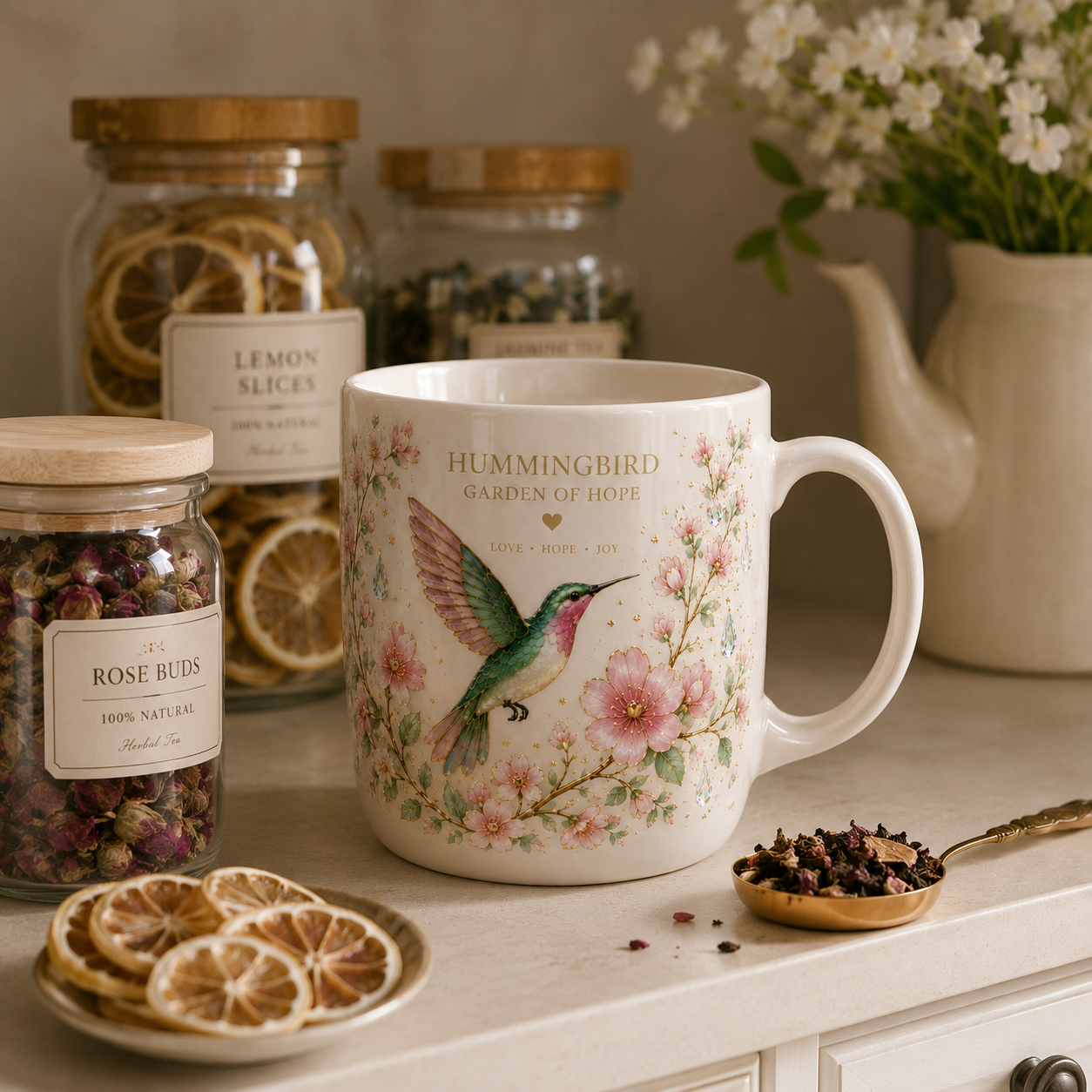 🌸Limited Edition 2026 Hummingbird Morning Bliss Mug☕