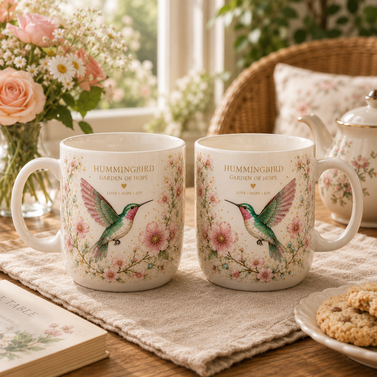 🌸Limited Edition 2026 Hummingbird Morning Bliss Mug☕
