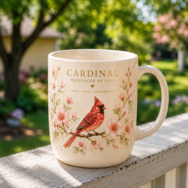 ❤️ Limited Edition 2026 Cardinal Messenger of Love Mug ☕