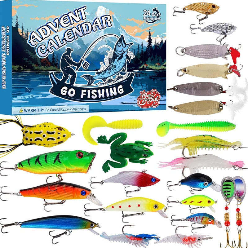 (🌲Early Christmas Sale- SAVE 49% OFF)🎣24 Days Christmas Countdown Fi