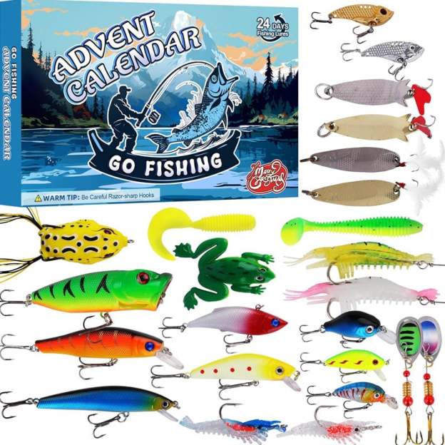 (🌲Early Christmas Sale- SAVE 49% OFF)🎣24 Days Christmas Countdown Fish Tackle Set 2025