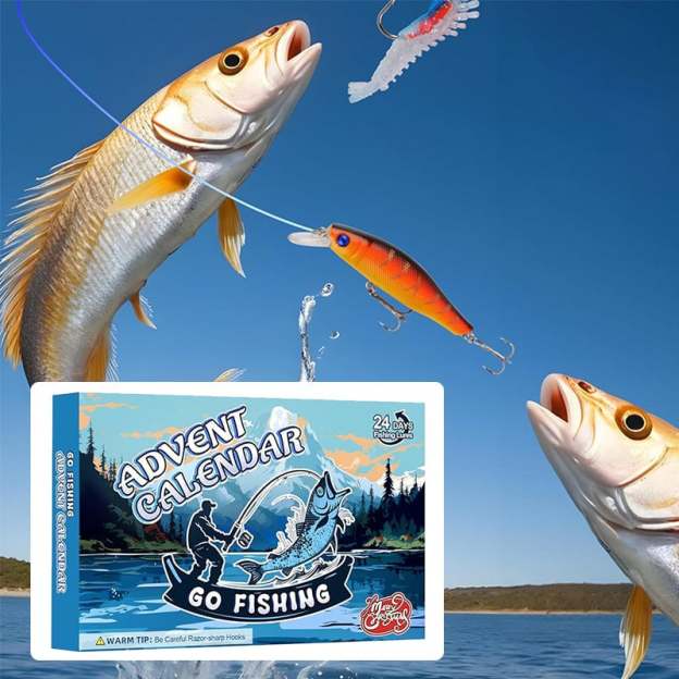 (🌲Early Christmas Sale- SAVE 49% OFF)🎣24 Days Christmas Countdown Fish Tackle Set 2025