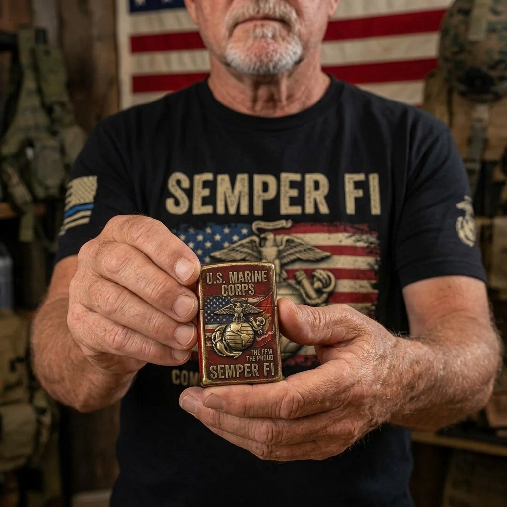 🏆Last Day Promo: 60% OFF 🎖️ U.S. Marine Corps Vintage Lighter