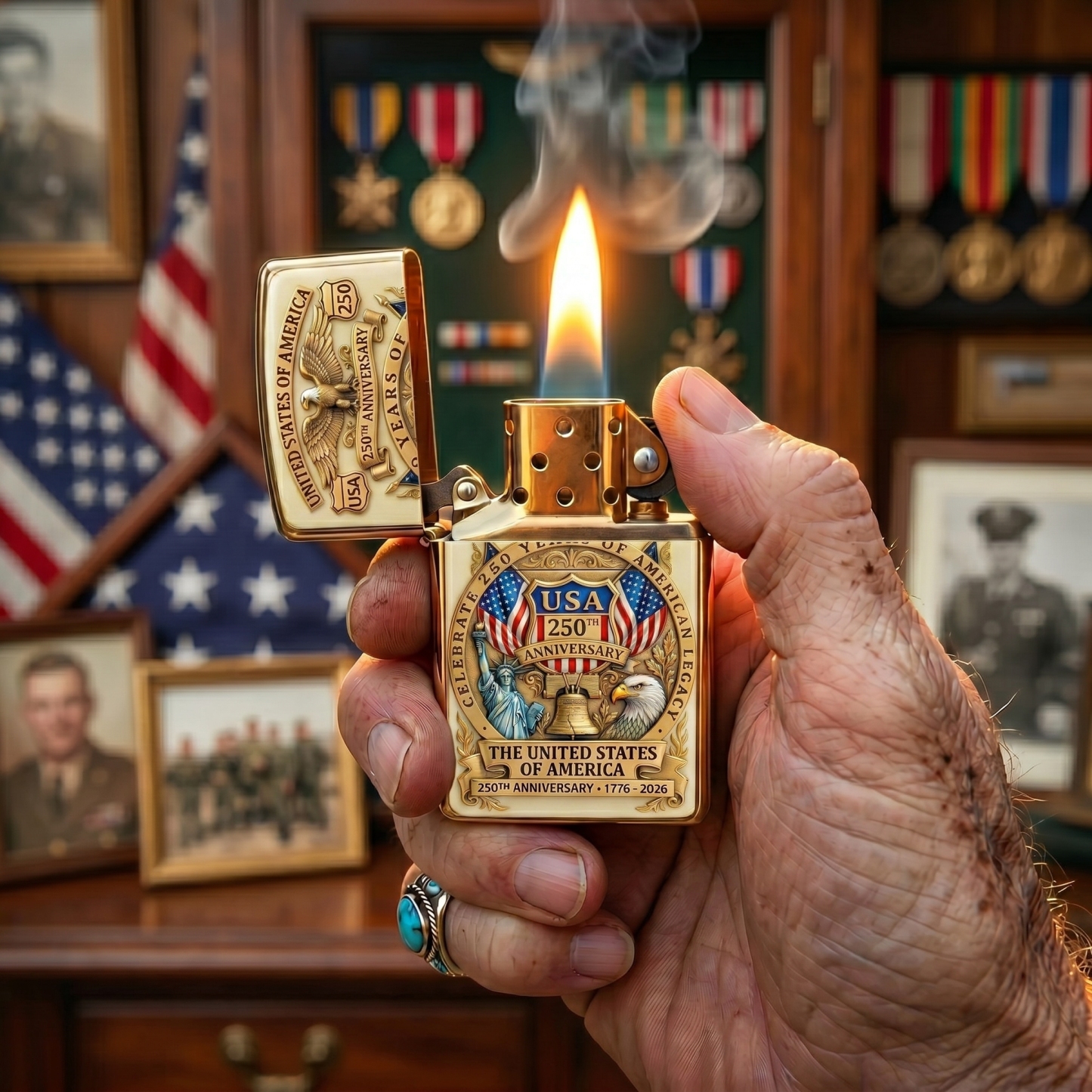 Last Day Promo: 49% OFF 🎖️ U.S. 250th Anniversary Collector’s Edition Lighter - ✈️Buy 2 Free Shipping Today!