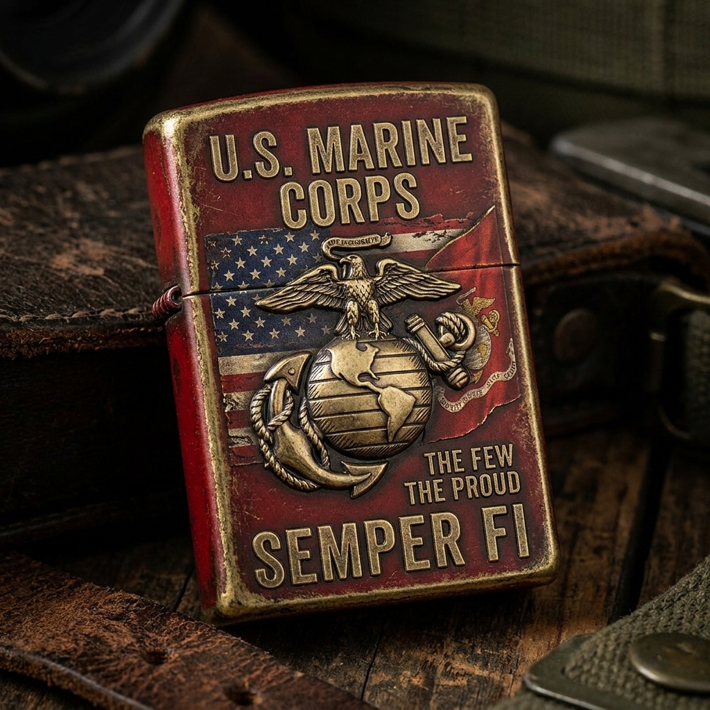 🏆Last Day Promo: 60% OFF 🎖️ U.S. Marine Corps Vintage Lighter