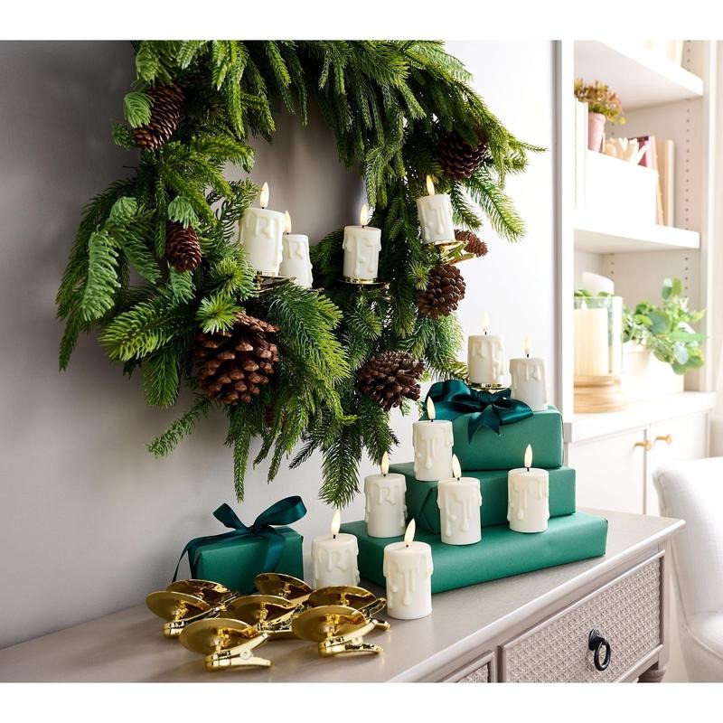 💝𝐐𝐕𝐂 𝐃𝐞𝐚𝐥𝐬 𝐨𝐧 𝐭𝐡𝐞 𝐃𝐚𝐢𝐥𝐲✨ Set of 12 LED Taper Tree Clip-On Candles