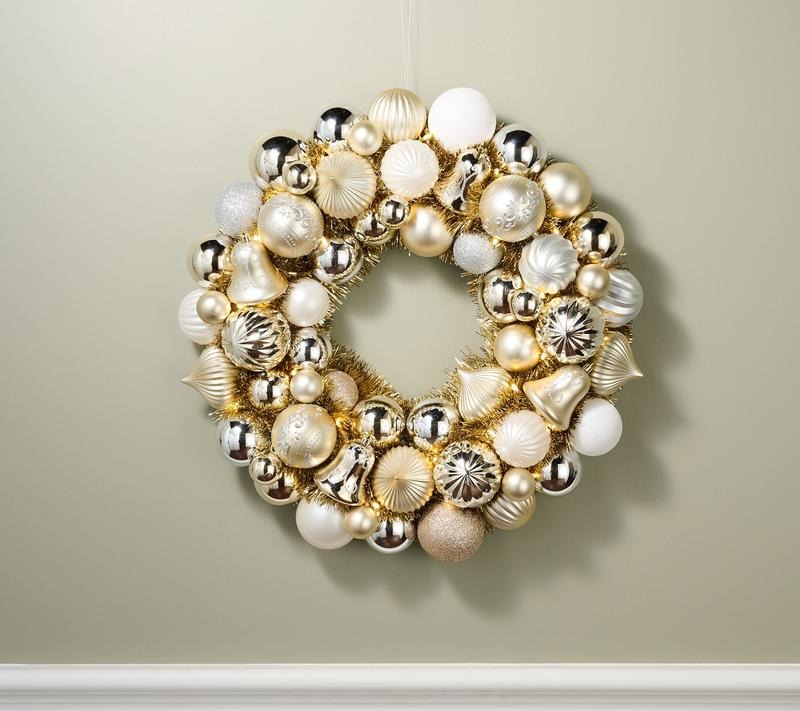 💝𝐐𝐕𝐂 𝐃𝐞𝐚𝐥𝐬 𝐨𝐧 𝐭𝐡𝐞 𝐃𝐚𝐢𝐥𝐲✨Kringle Express 22" Lit Shatterproof Ornament Wreath